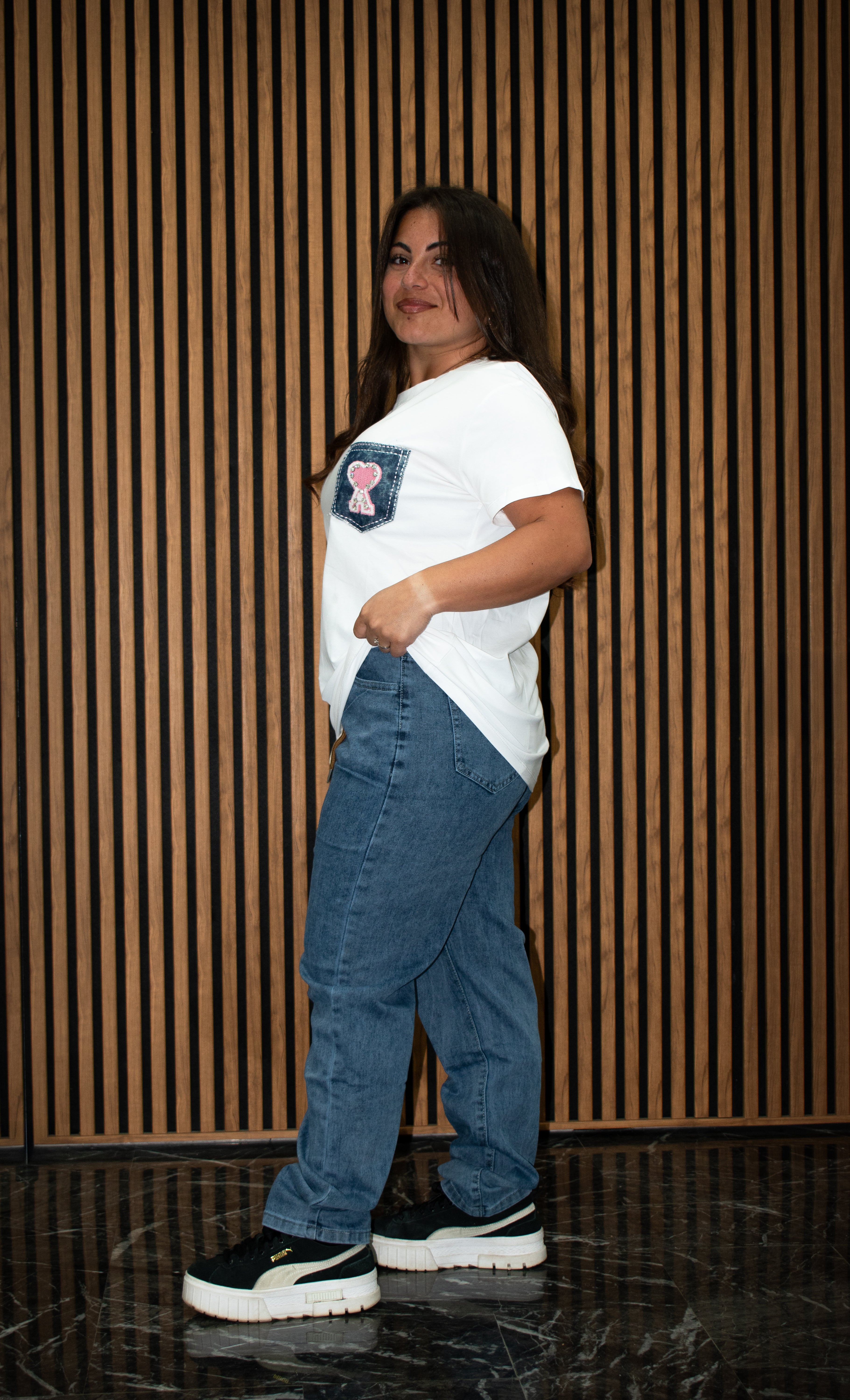 Pantalone Denim chiaro